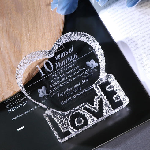 10 Year Crystal 10th Wedding Anniversary